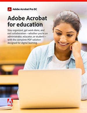 Adobe Acrobat for Education Brochure - Tools for Educators